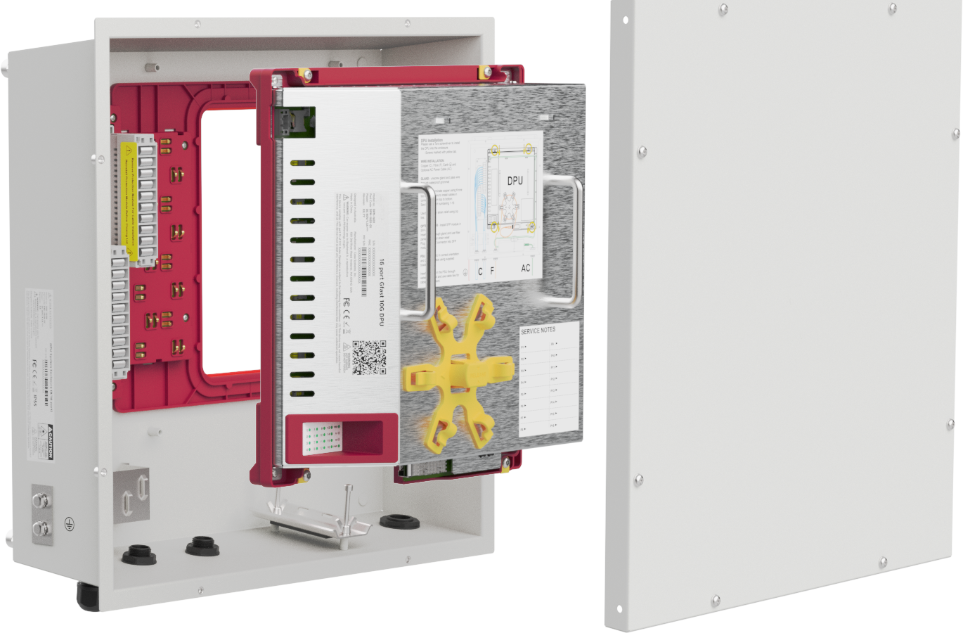 DPM-1601-DZS-16-Port-DPM-Front-Angle-DSE-1608-Enclosure